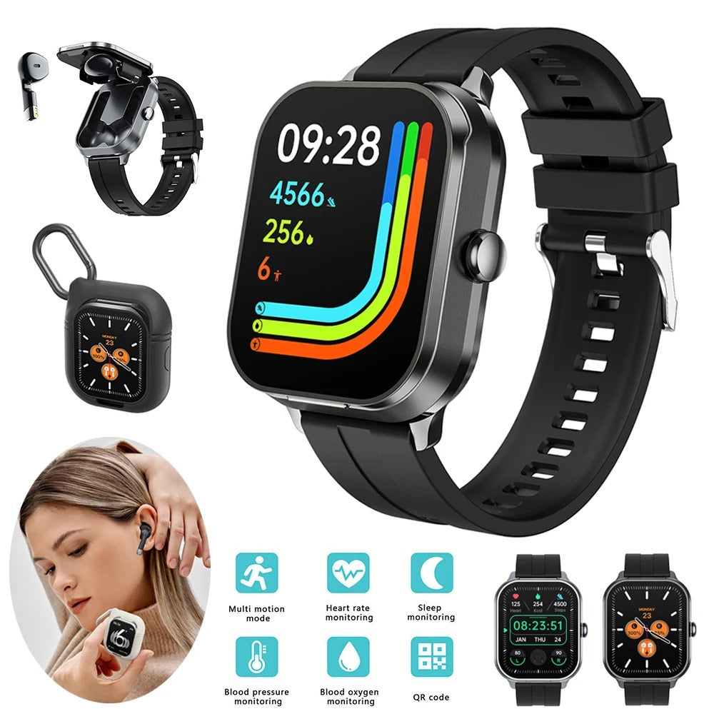 D8Pro smartwatch with headphones